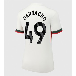Fotbalové Dres Chelsea Alejandro Garnacho #49 Dámské Venkovní Oblečení 2025-26 Krátký Rukáv